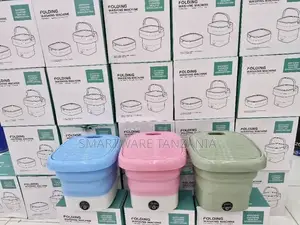 Foldable Bucket Washer For Camping, Rv, Travel, Small Spaces