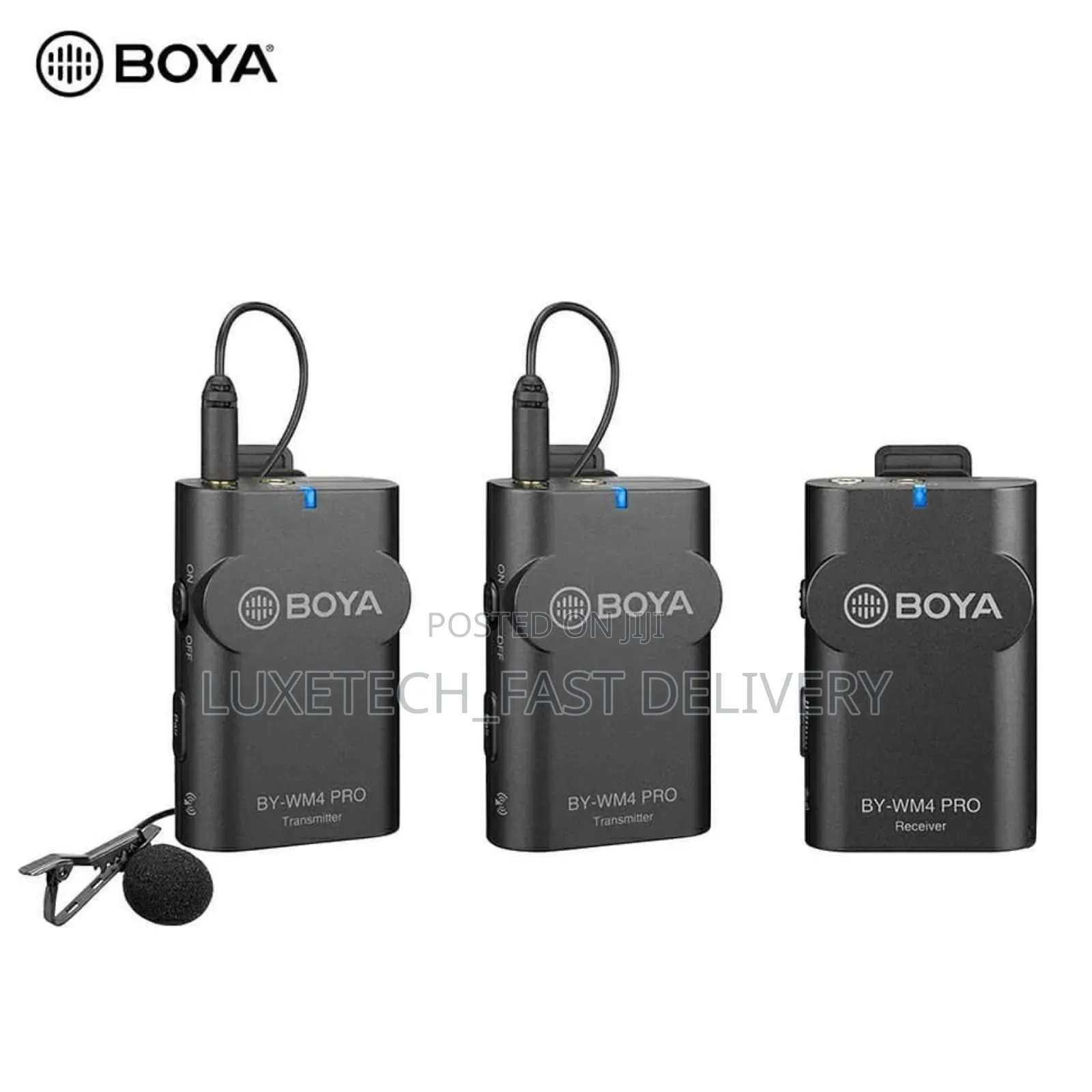 Boya by-Wm4 PRO 2-Person Wireless Lavalier Microphone ANC