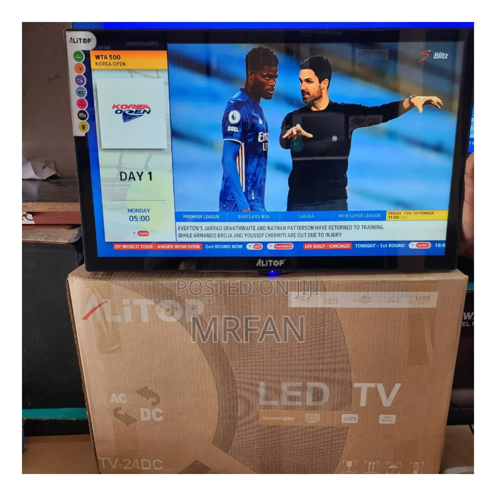 Alitop Led Tv Ac and Dc 24 Inch