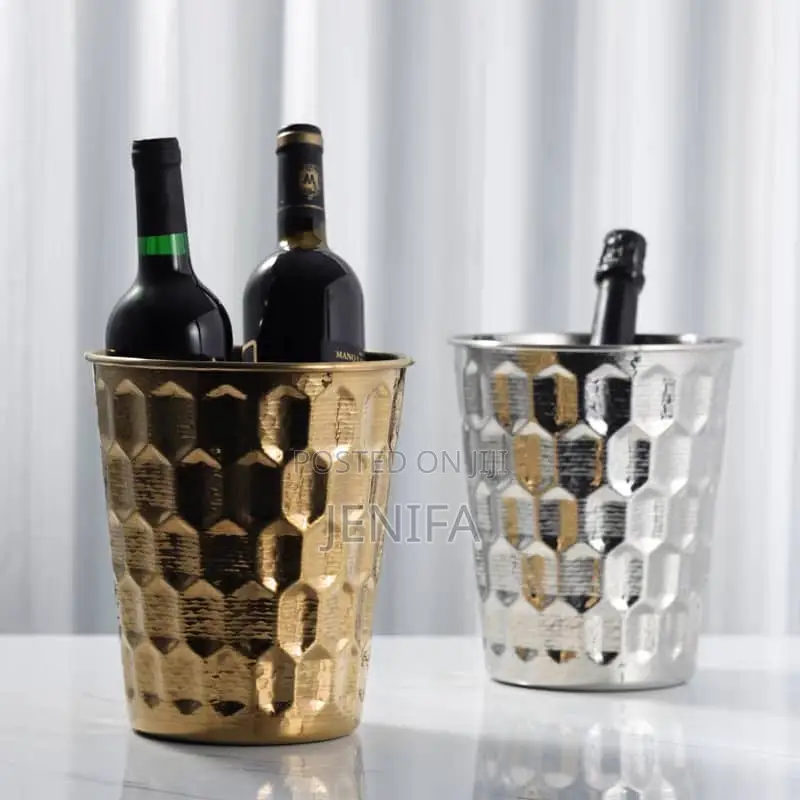 Ice Bucket Silver Gold