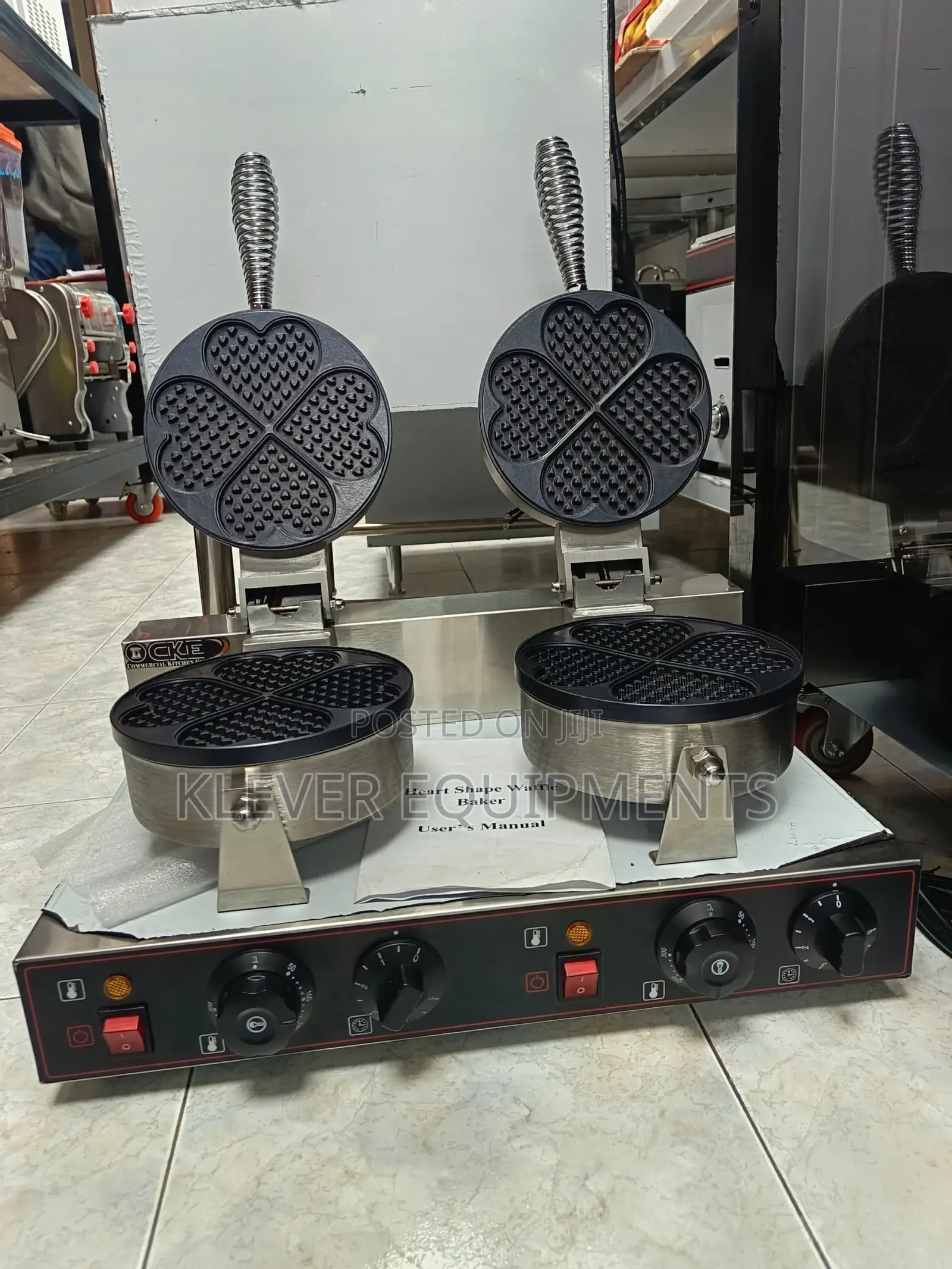 HX-2207-2 Heart-Shaped Commercial Waffle Baker