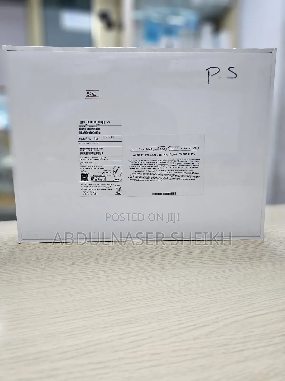 New Laptop Apple MacBook Pro 2021 M1 16GB Apple M1 Pro SSD 1T