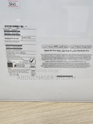 New Laptop Apple MacBook Pro 2021 M1 16GB Apple M1 Pro SSD 1T