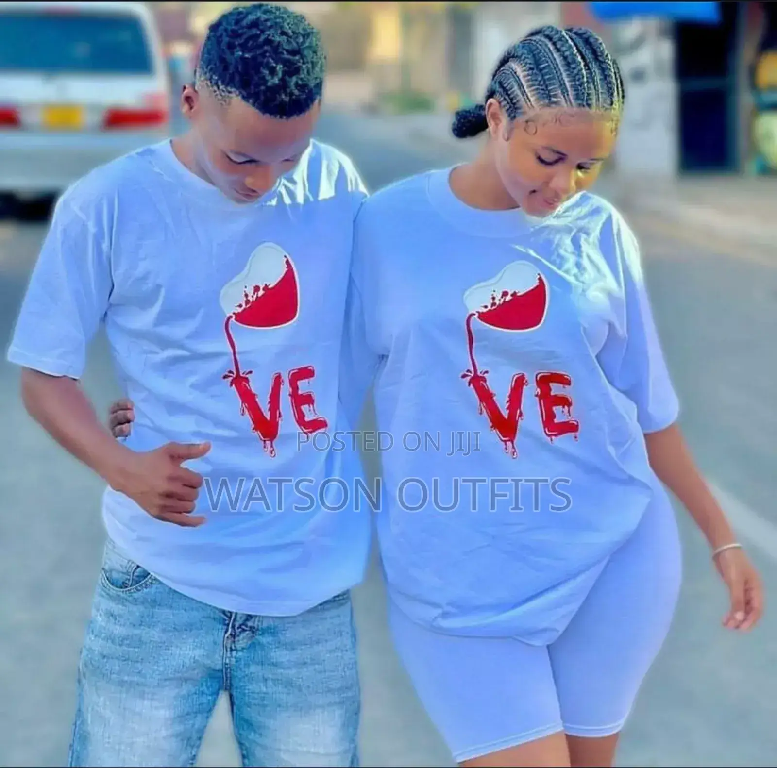 2 Pcsfree Size Couple Wears