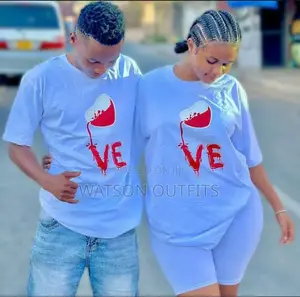 2 Pcsfree Size Couple Wears