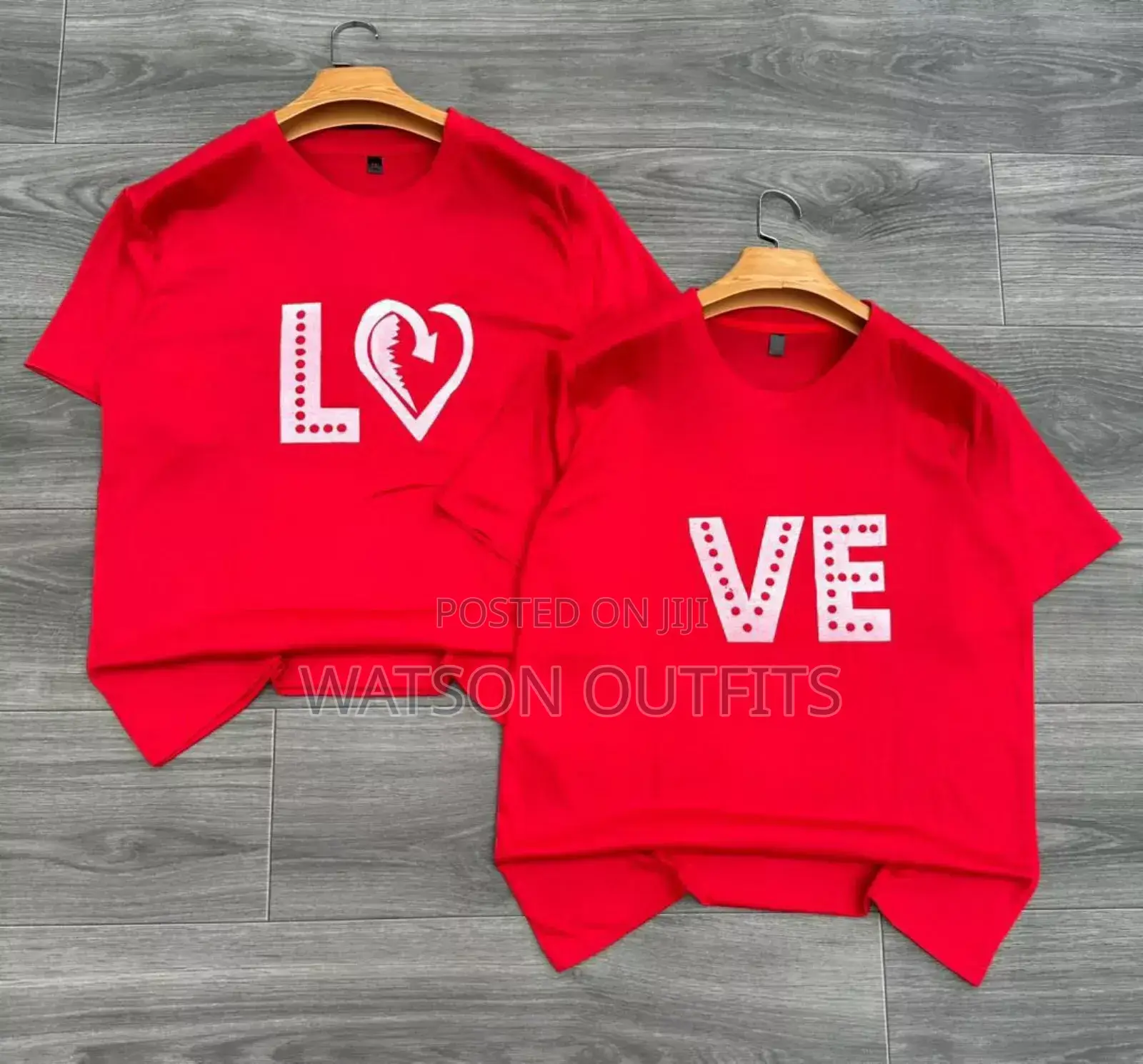2 Pcsfree Size Couple Wears