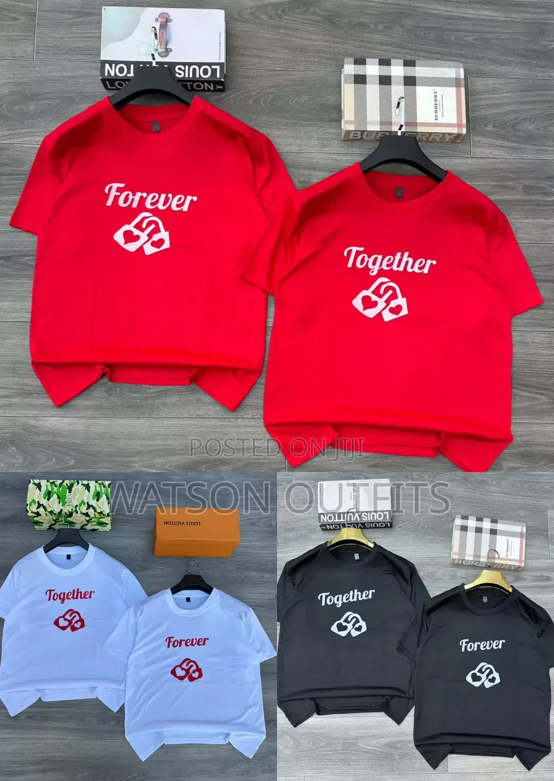 2 Pcsfree Size Couple Wears