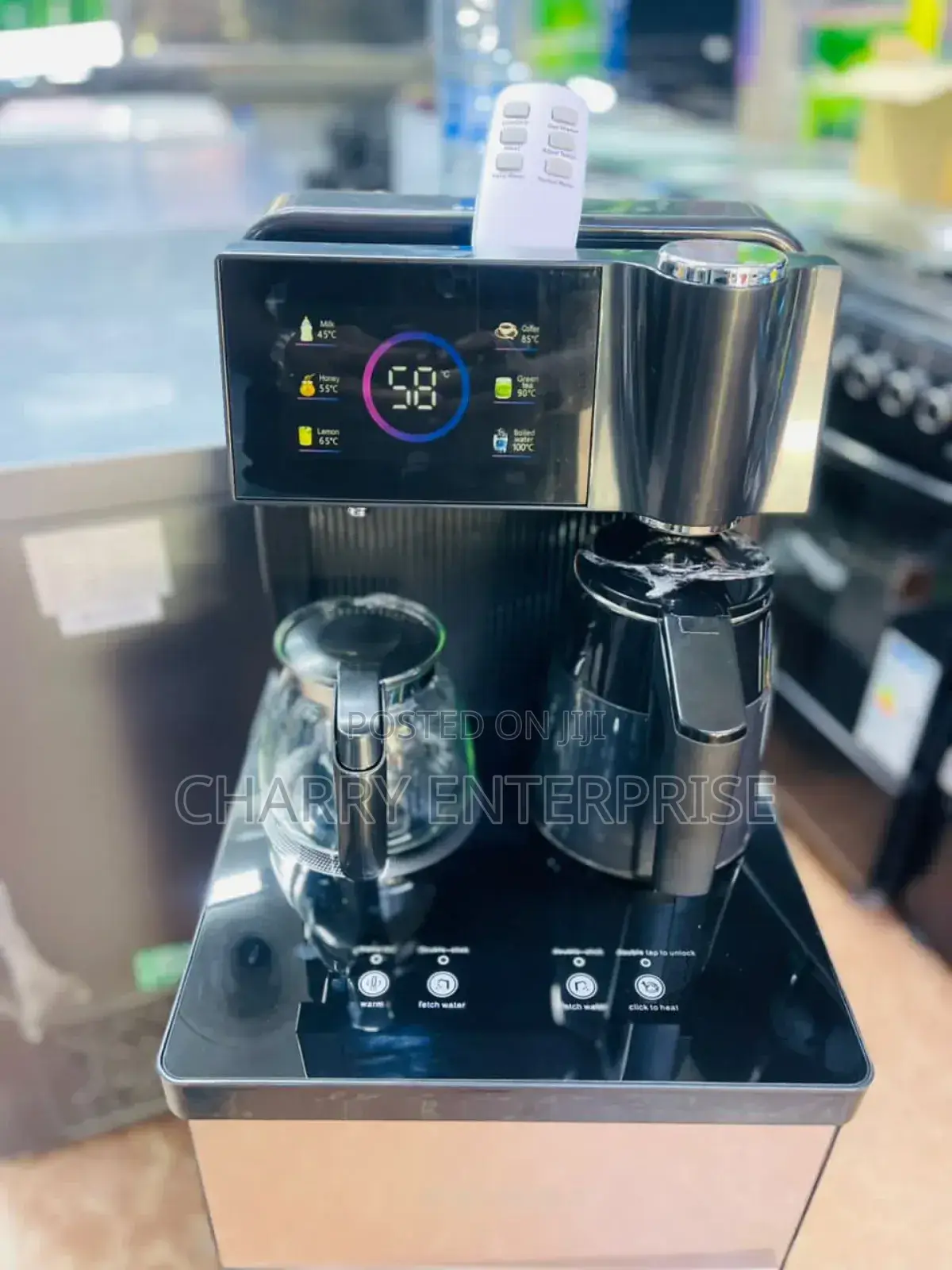 BRINAX BOTTOM Loading Water Dispenser With Coffee Maker Stov