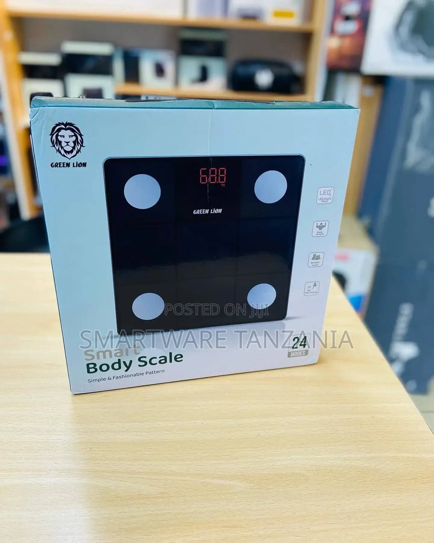 Smart Digital Scale for Body Fat, BMI, Weight, Muscle Mass