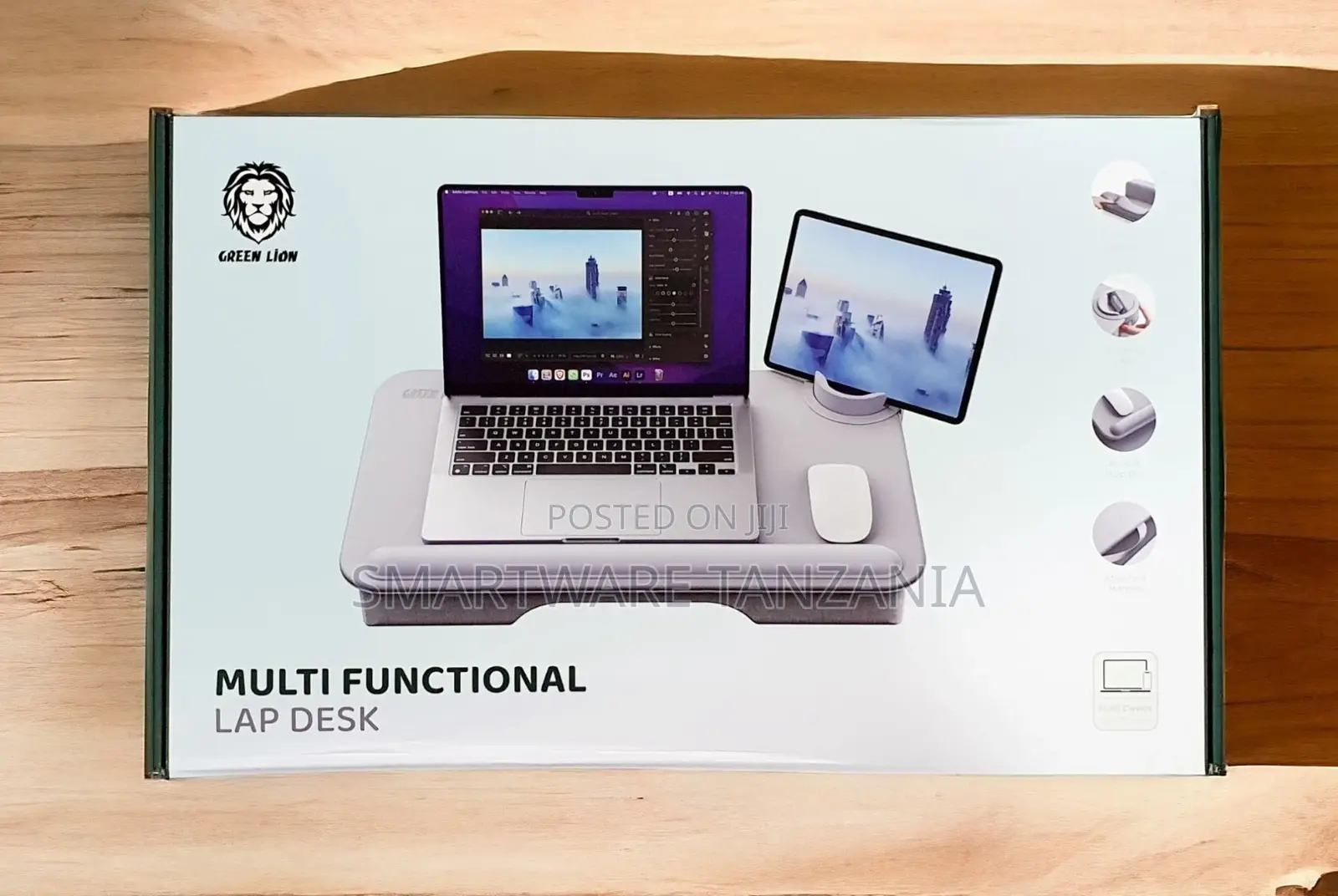 Laptop Lap Desk, Cushion And Washable, Fits Up To 17 Inch