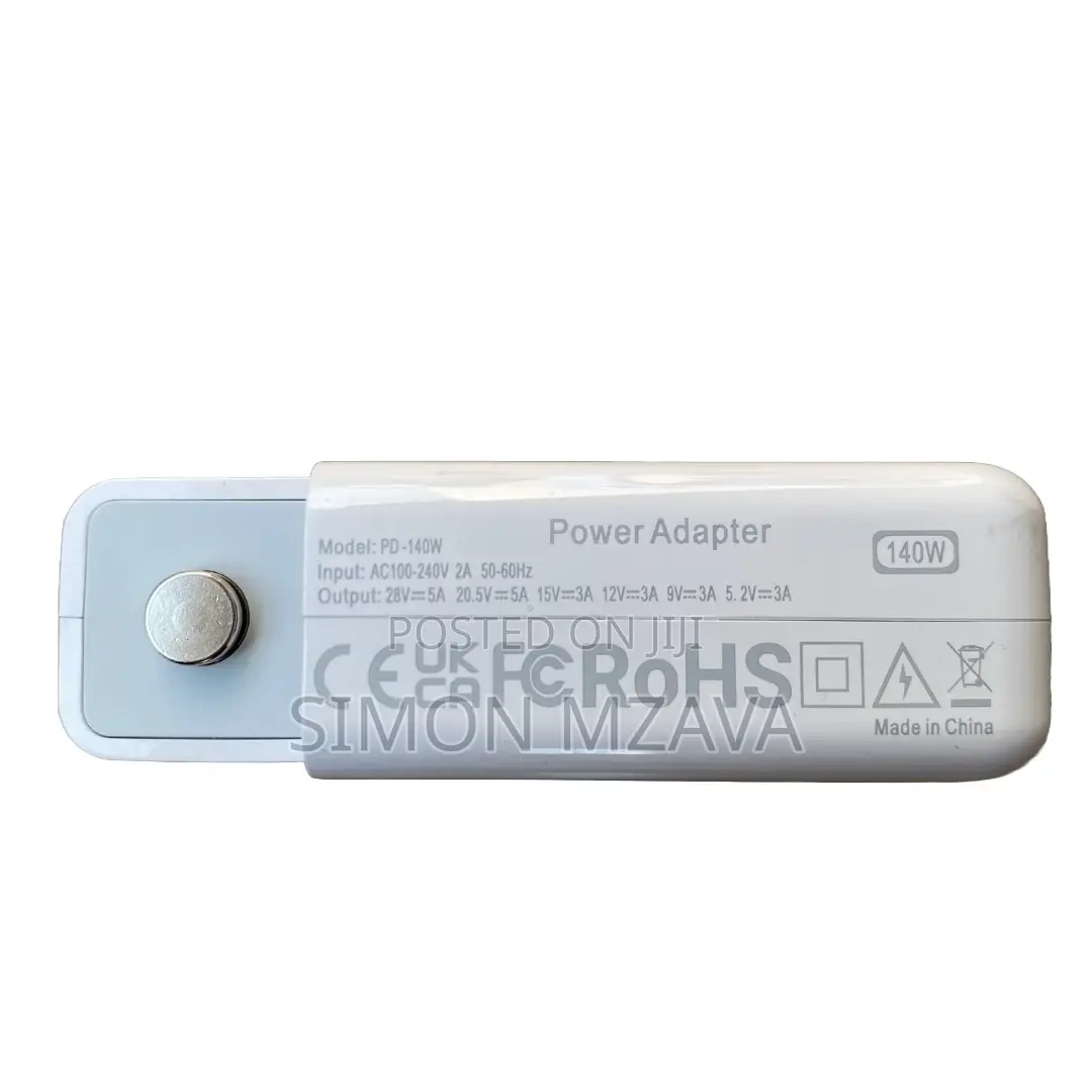 140W Type C Adapter, Charge Macbook Pro 15” 16”.