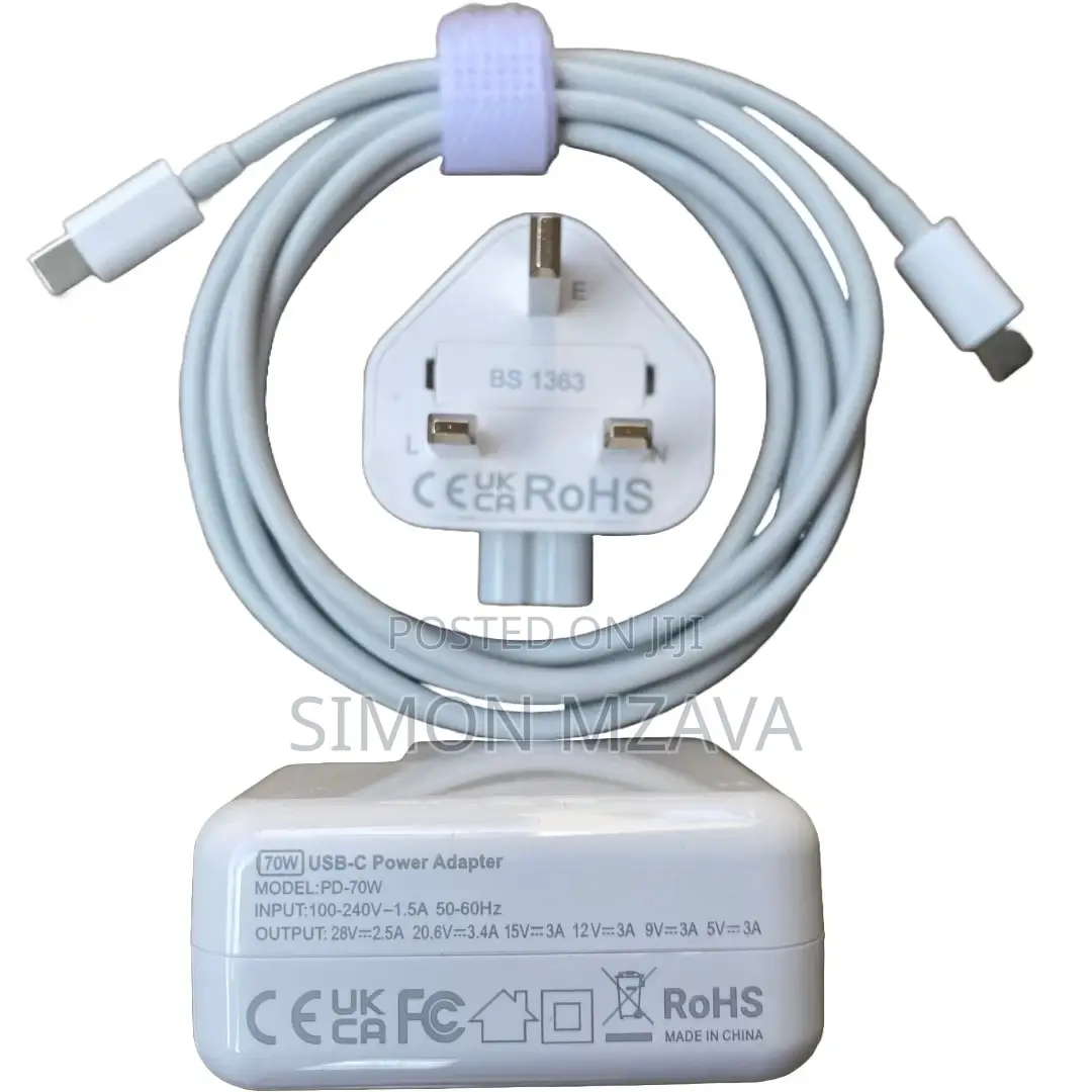 70W Type C Adapter Used to Charge Macbook Pro 14”15”16”.