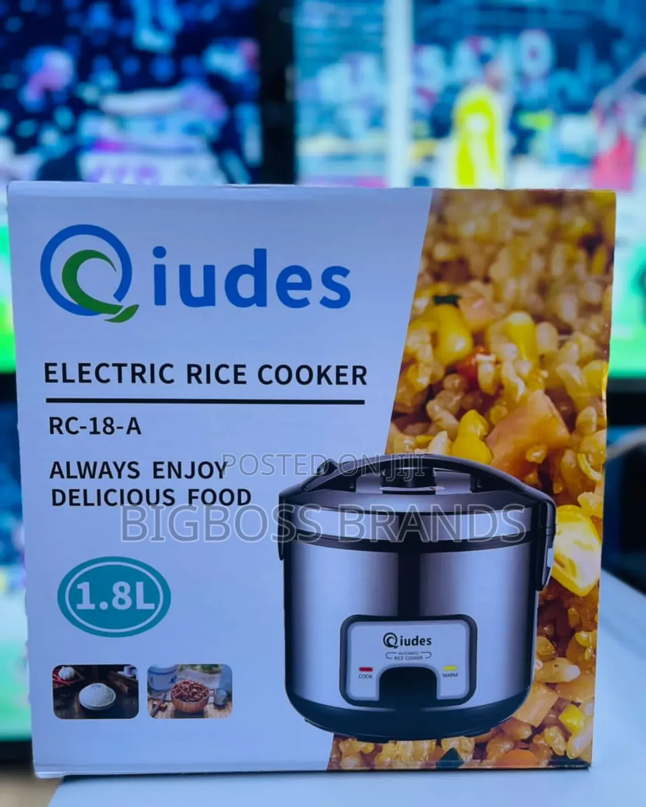 Qiudes Rice Cooker 1.8l