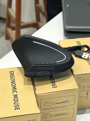 Ergonomic Wireless Rechargeable , Bluetooth Mouse