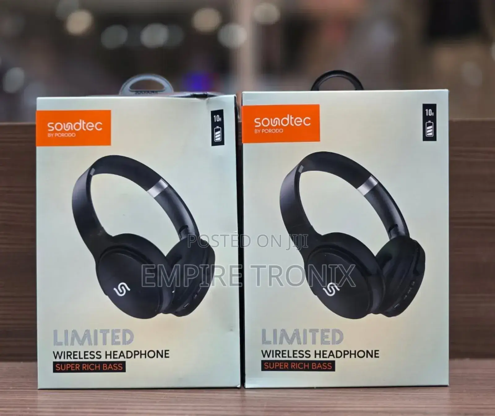 Porodo Soundtec Limited Wireless Headphones With Extra Bass