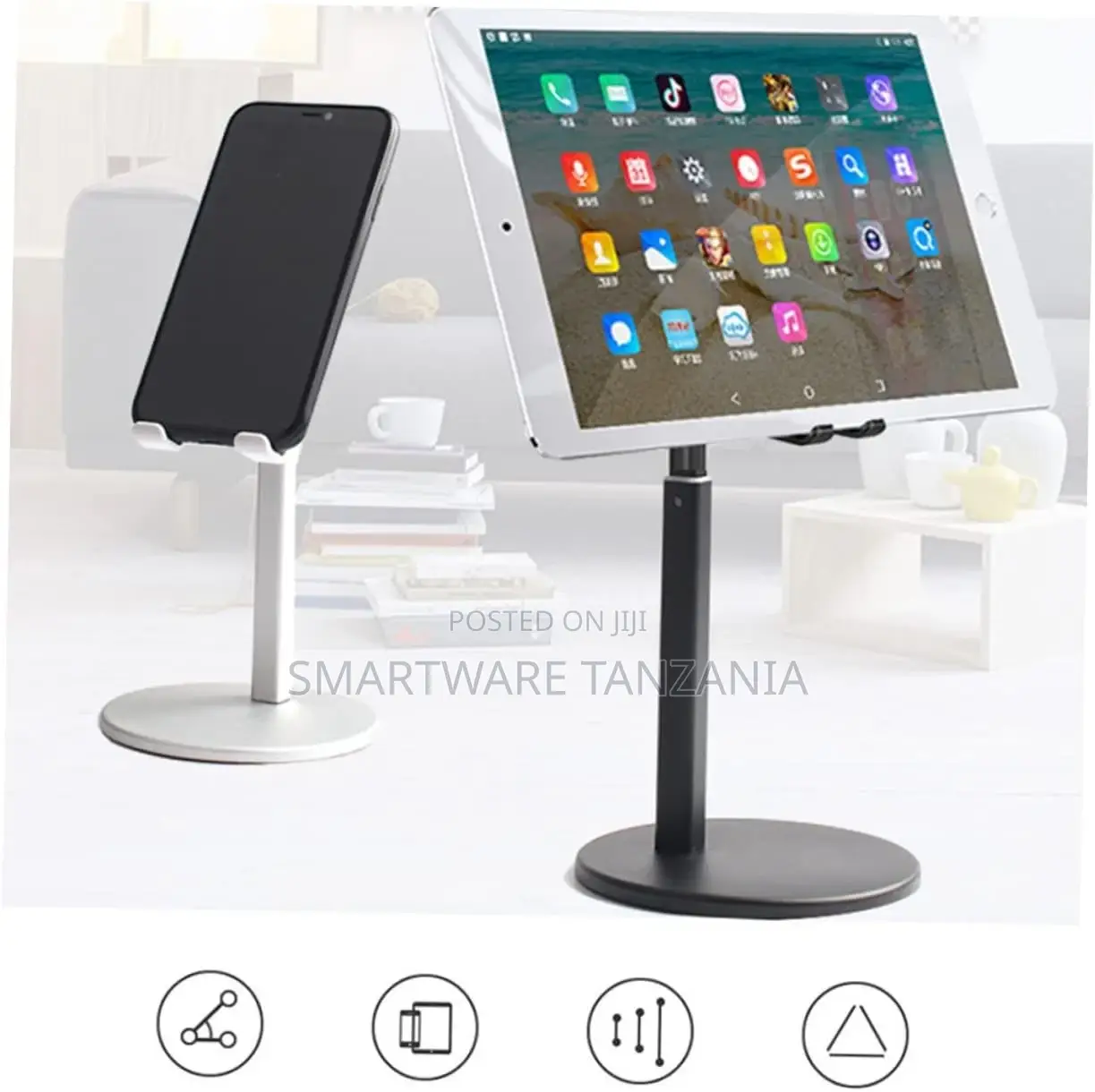 Desktop Holder Tablet Stand Base Phone Dock Stand