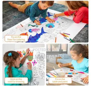 Photo - 30x300cm Coloring Sticker Paper Roll Sheet,