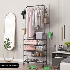 Clothes- Shoes Floor Standing Shelf