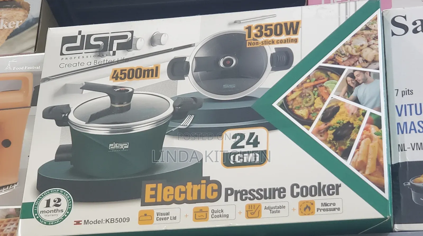Dsp Electric Pressure Cooker 24cm