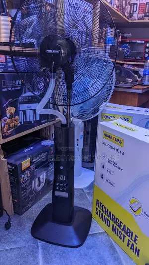 Rechargeable Stand Mist Fan 18"