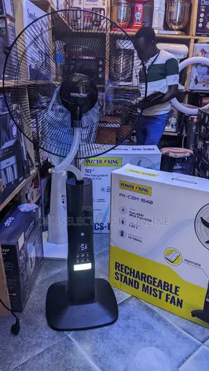 Rechargeable Stand Mist Fan 18"