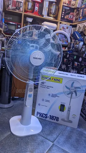 18" Rechargeable Stand Fan Water