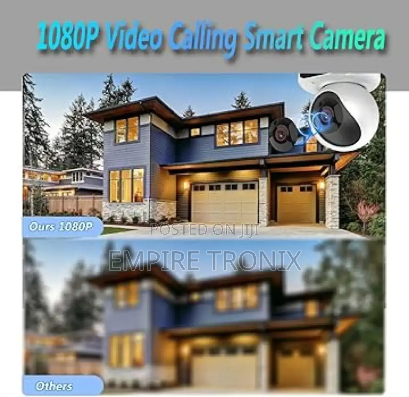 Video Call Camera 1080P With 2.8" HD Screen, Two-Way Talk