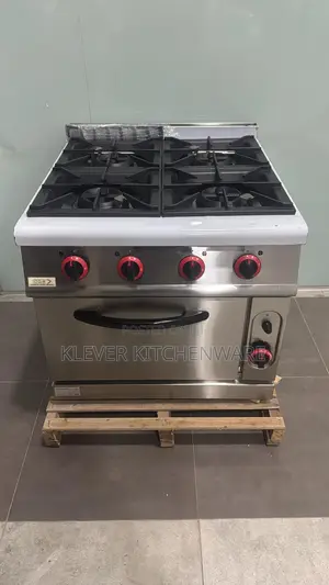 Photo - Commercial Heavy Duty 4 Burners Gas Cooker HGR-705