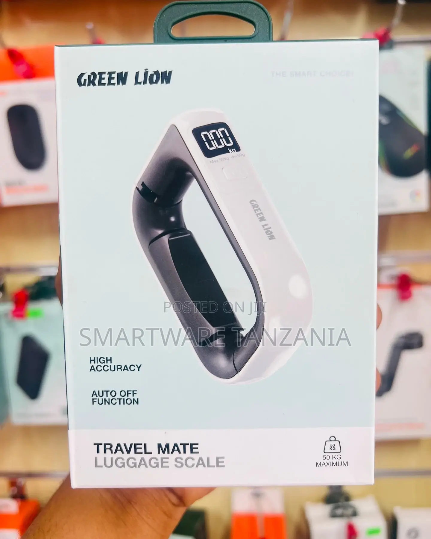 Handle And Large Hook, 50kg Electronic Luggage Weight Scale