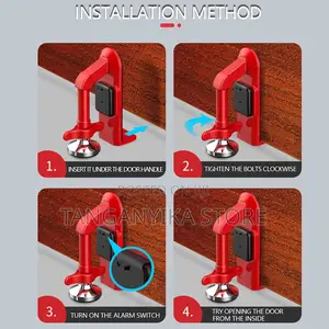 Portable Alarm Door Stopper