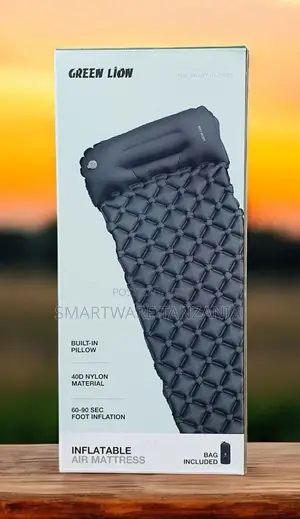 Sleeping Air Pad With Pillow Mat Mattress Bed For Camping