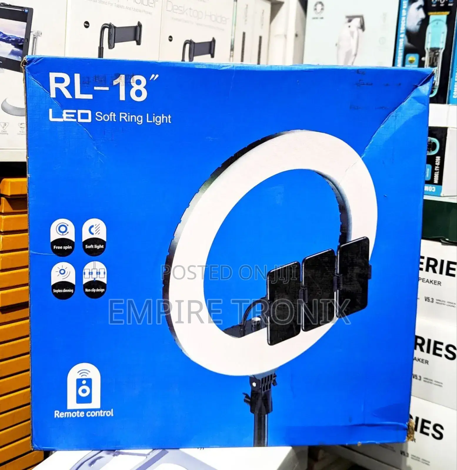 RL-18 LED Soft Ring Light – 18-Inch Professional Lighting