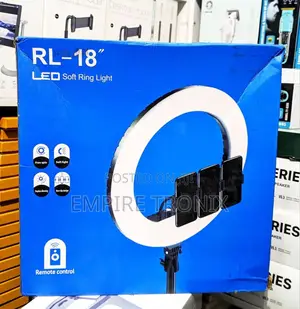 RL-18 LED Soft Ring Light – 18-Inch Professional Lighting