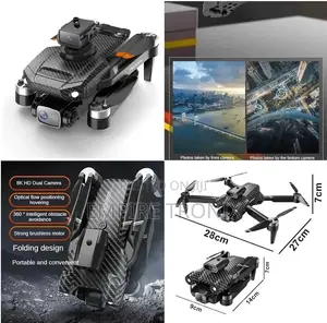 P12 Pro HD Camera Drone , 40-Min Flight, GPS, Dual Camera,