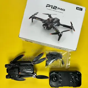 P12 Pro HD Camera Drone , 40-Min Flight, GPS, Dual Camera,