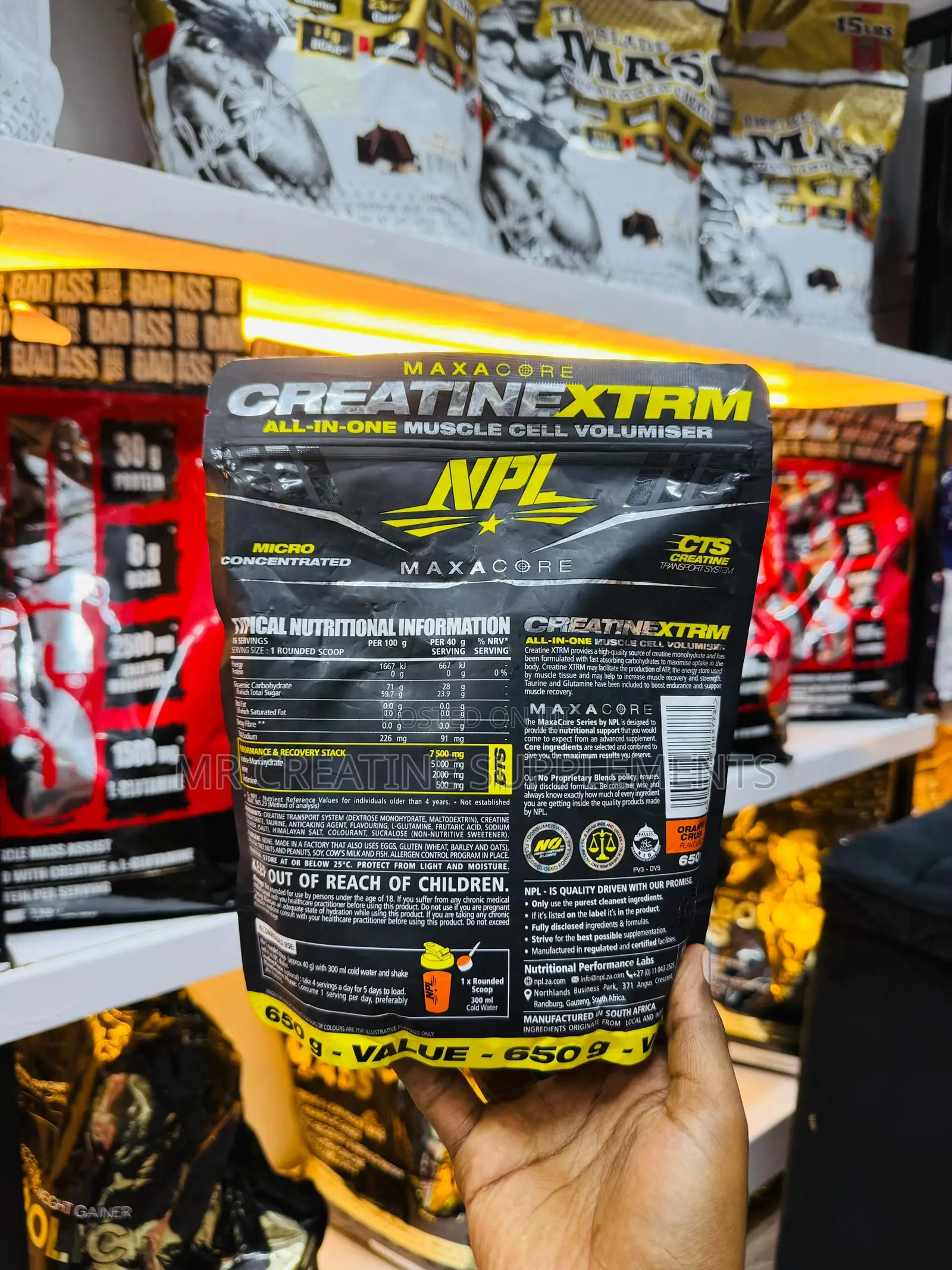 NPL Creatine XTRM Supplement