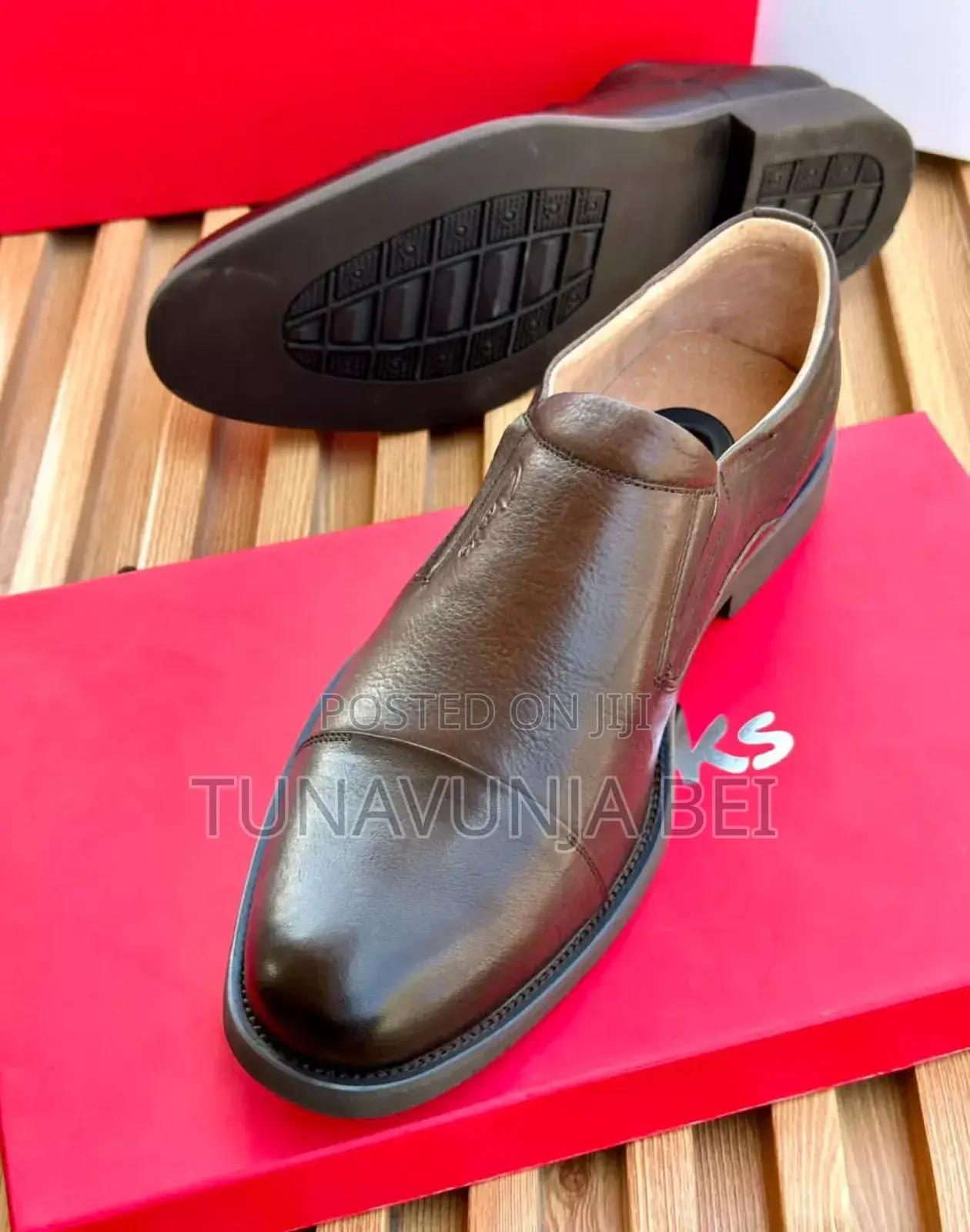Leather Coffee Shoes