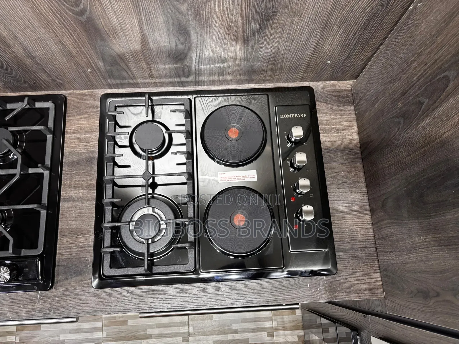 Homebase Cooker 2gas 2electric HB-4008B
