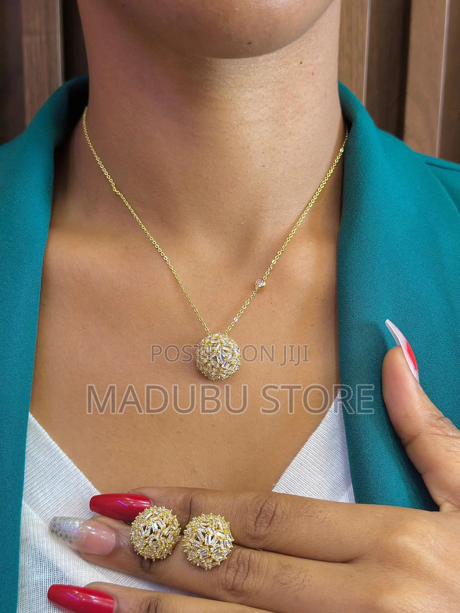 A Beautiful Set of Necklace and Earrings