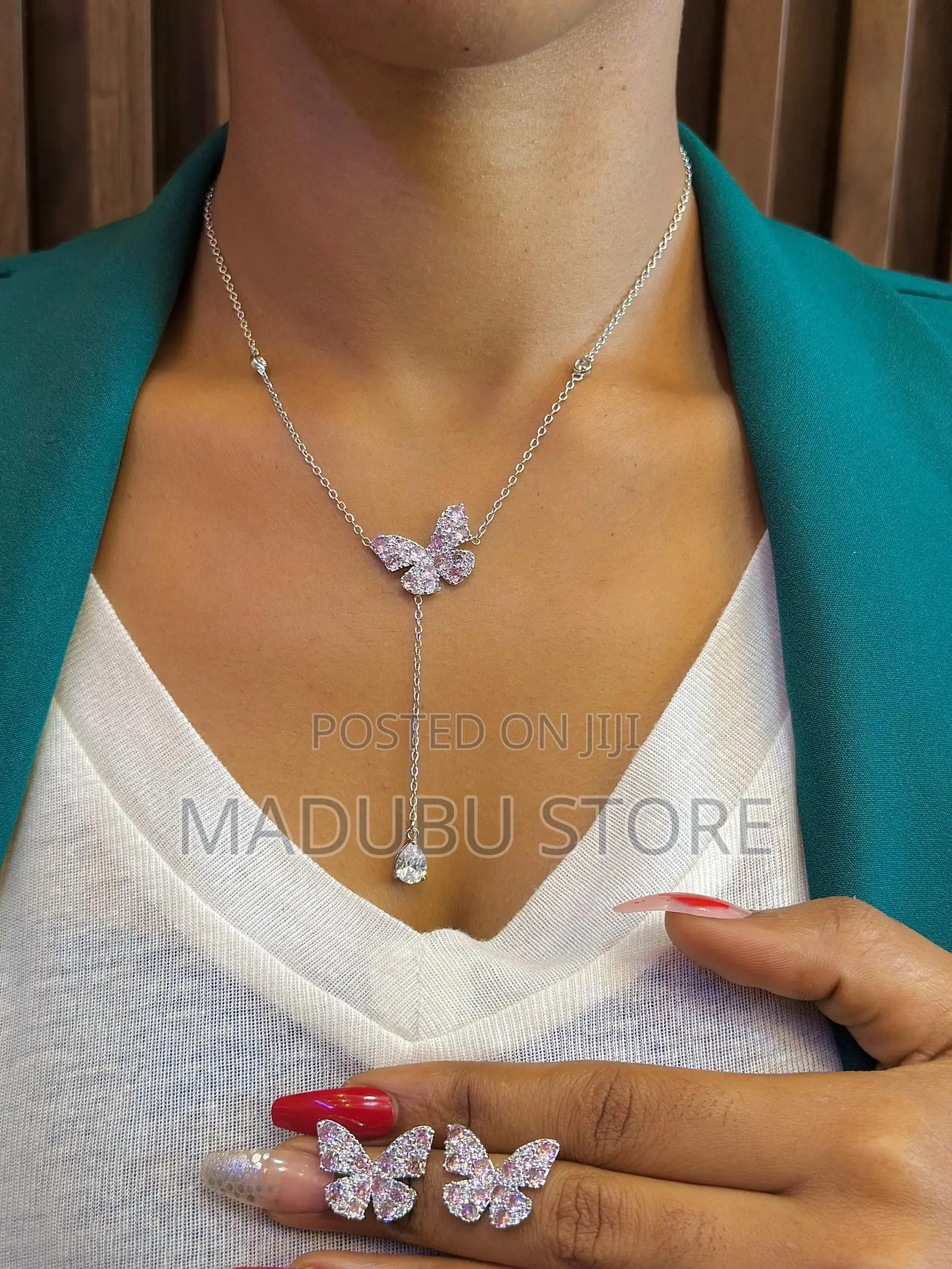 A Beautiful Set of Necklace and Earrings