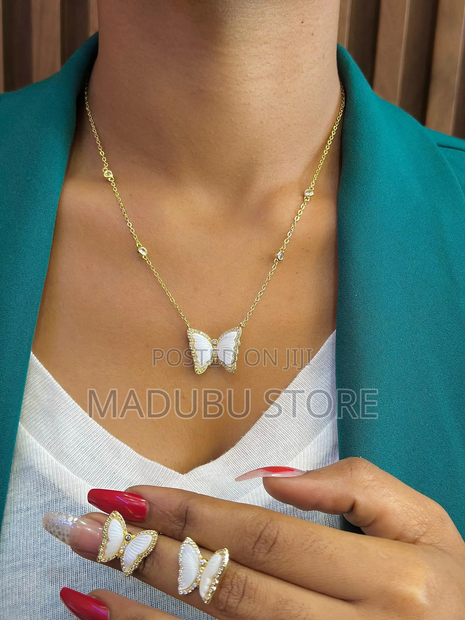 A Beautiful Set of Necklace and Earrings