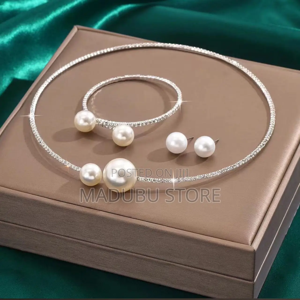 Nice Set of Bracelet, Chain and Earrings