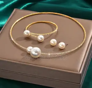 Nice Set of Bracelet, Chain and Earrings