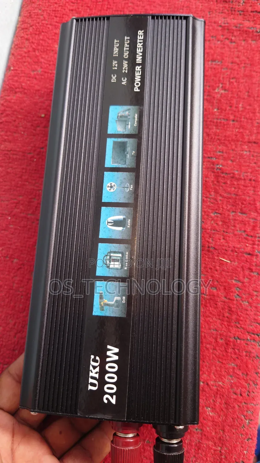 12V Power Inverter 2000W 220V 50hz.Inawasha Friji,Friza 