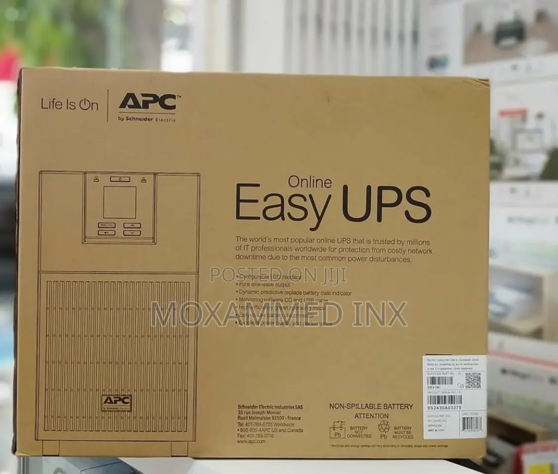 APC Easy UPS on-Line 3kva/2400w SRV3KI