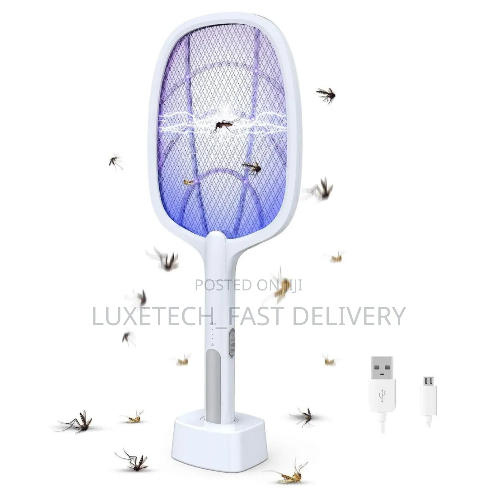 Dual Use Rechargeable Mosquito Swatter/ Insect Killer