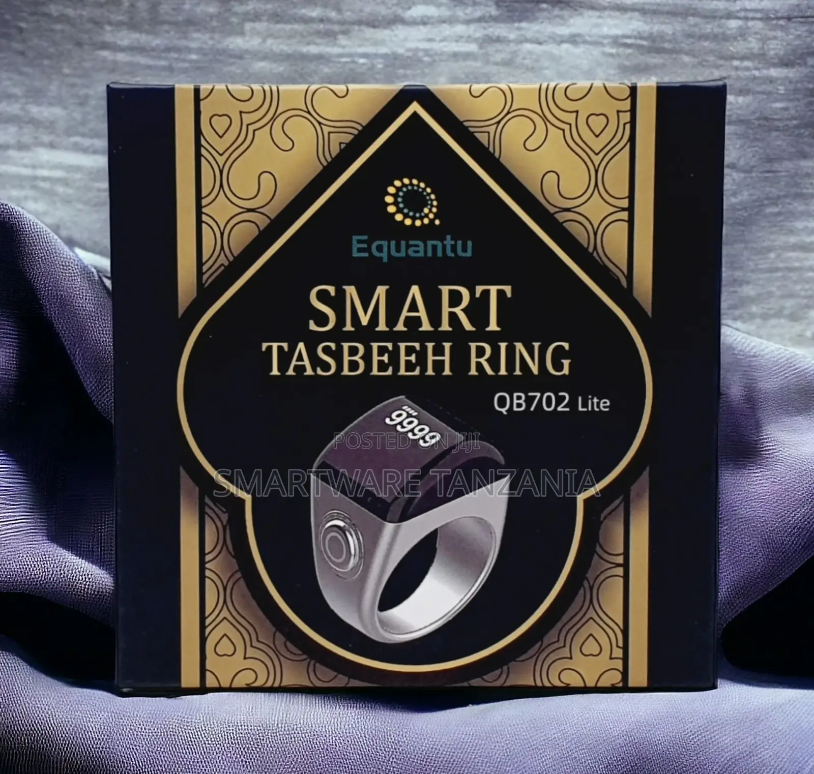 Smart Tasbih Beads Ring, Prayer Counters, 5 Prayer Time Azan