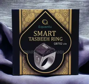 Smart Tasbih Beads Ring, Prayer Counters, 5 Prayer Time Azan