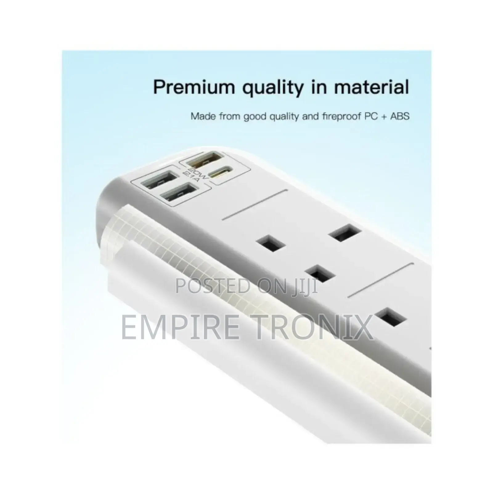 Yesido Mc23 3m Home High Power Fast Charging Socket, UK Plug