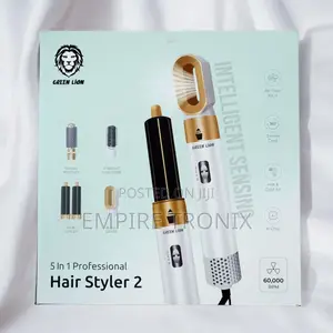 Green Lion 5in1 Professional Hair Styler 2 – Adjustable Heat